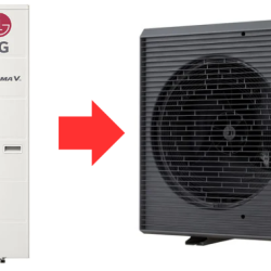 LG OGREVALNA TOPLOTNA ČRPALKA MONOBLOK HM143MRS.UB40