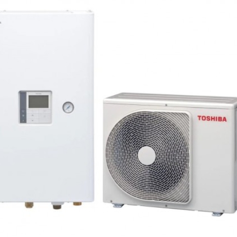 TOSHIBA ESTIA HWT-401HW-E + HWT-601XWHM3W-E – 4,00 kW/ COP 5,20